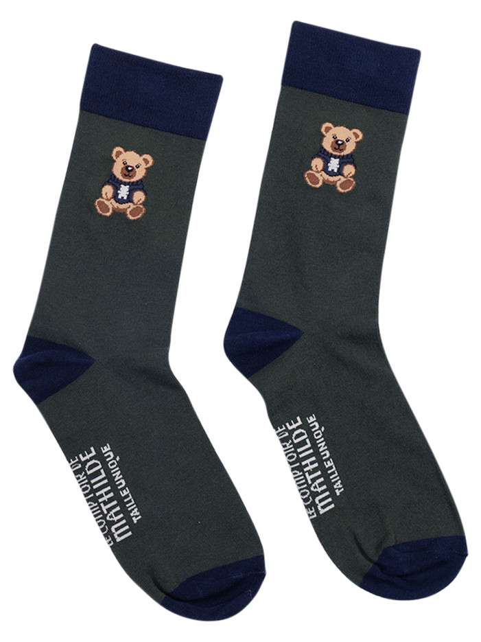 Chaussettes hautes vertes...
