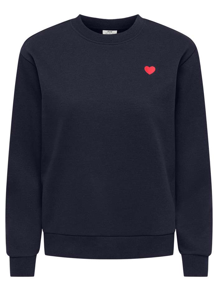 Sweat marine uni avec une...