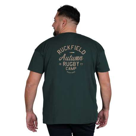 T-shirt en coton biologique sapin à imprimé avec une coupe droite et un col rond - Image 2
