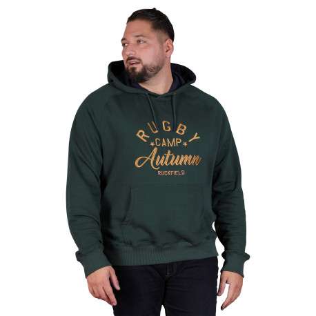 Sweat en coton biologique mélangé sapin à imprimé avec une coupe droite