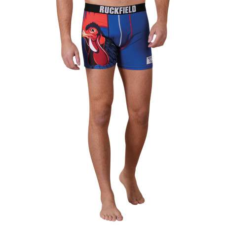 Lot de 2 Boxers bleus avec des imprimés munis d'une taille élastiquée