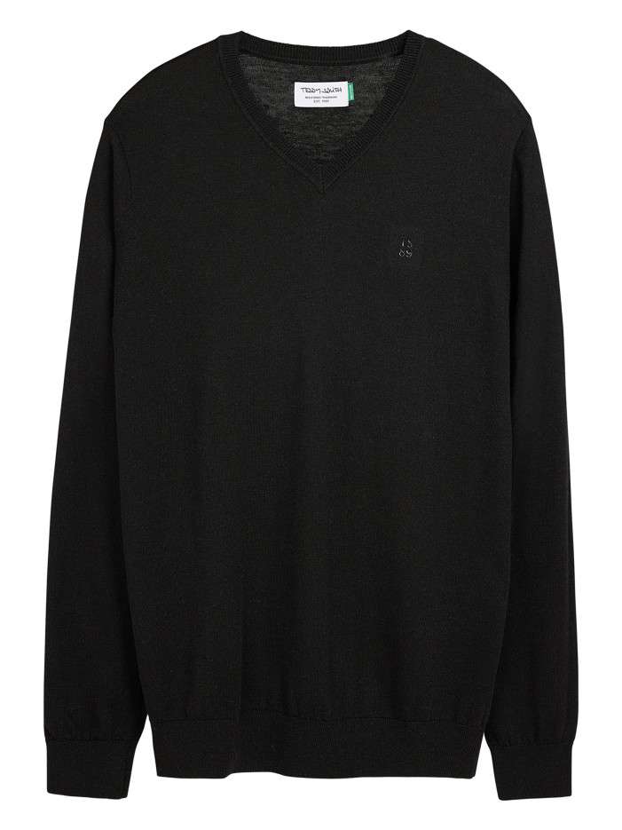 Pull noir uni avec une...