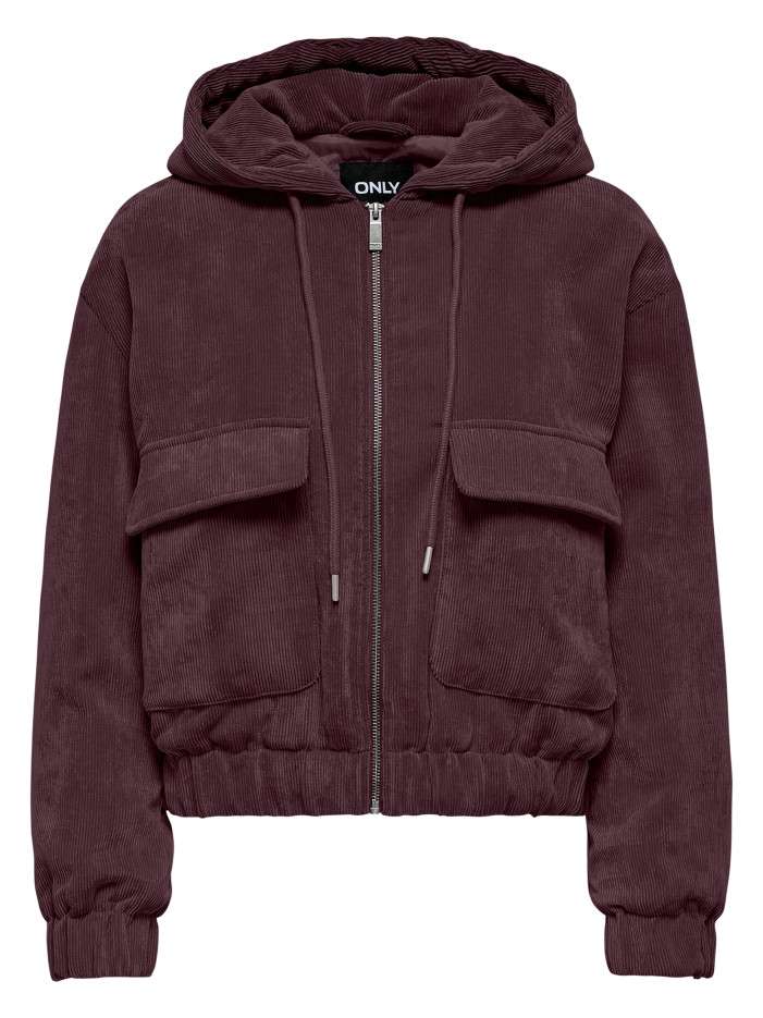 Blouson prune uni avec une...