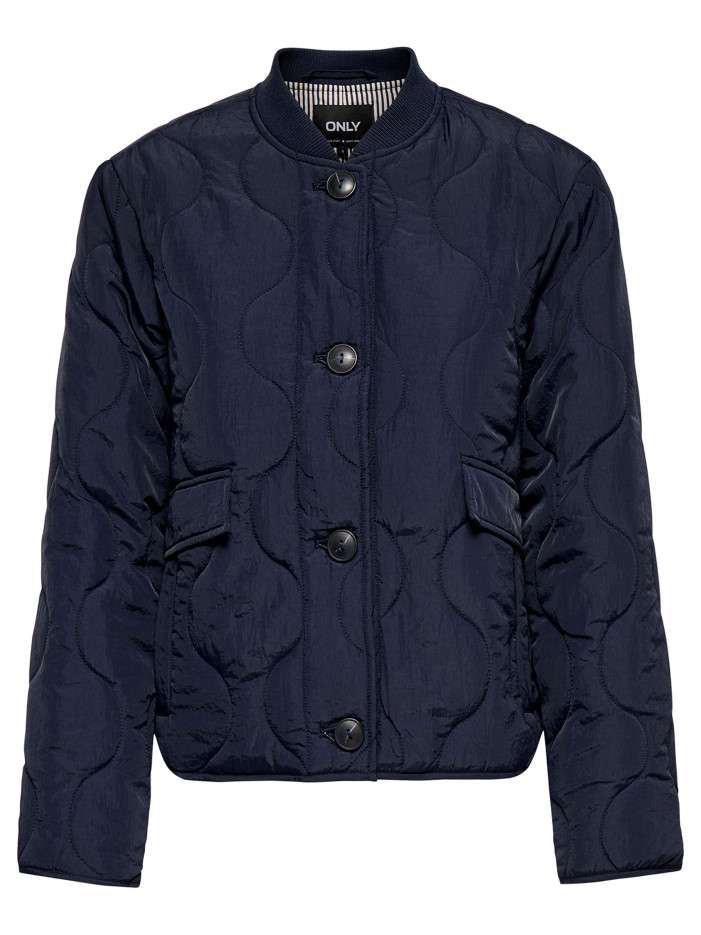 Blouson marine uni avec une...