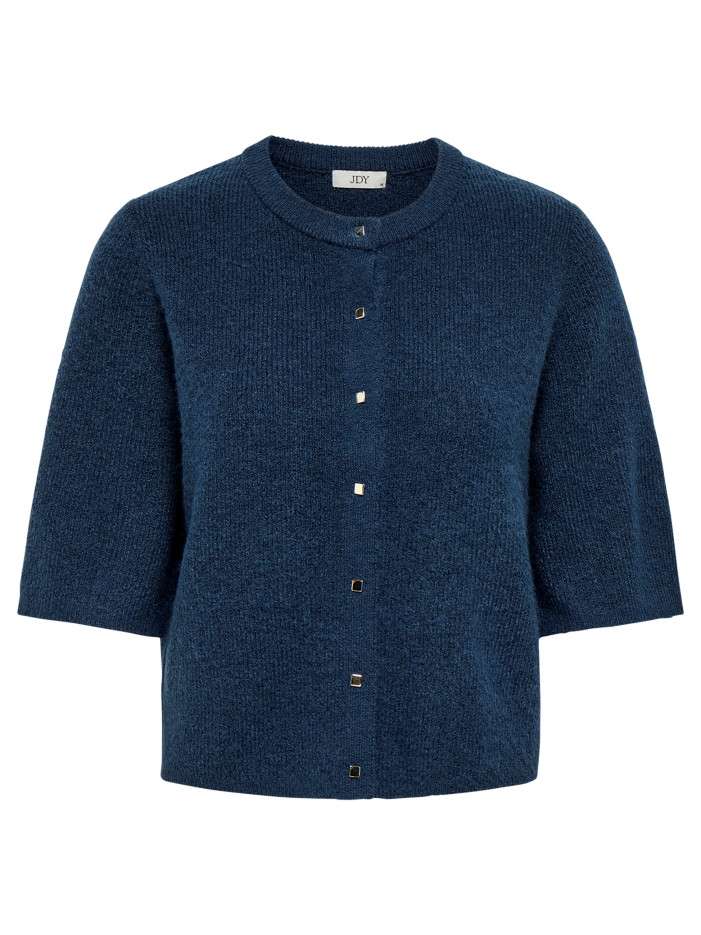 Gilet bleu uni avec une...