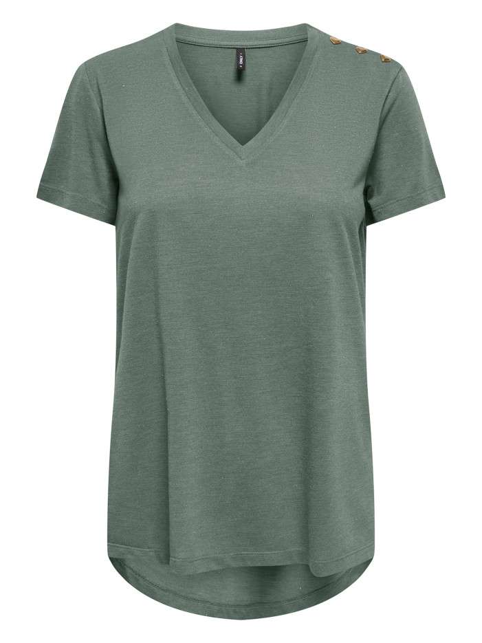 T-shirt sapin uni avec une...