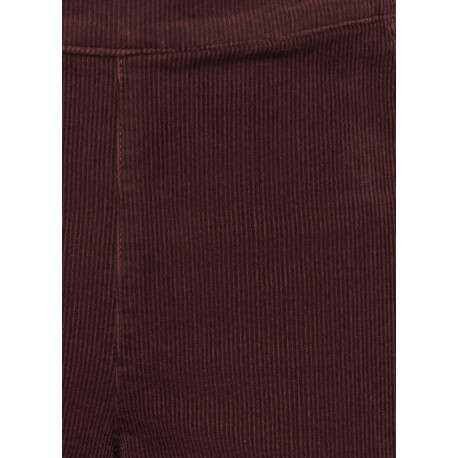 Pantalon chino en coton marron uni avec une coupe bootcut - Image 3