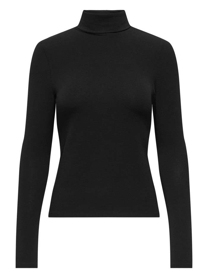 Top noir uni avec une coupe...