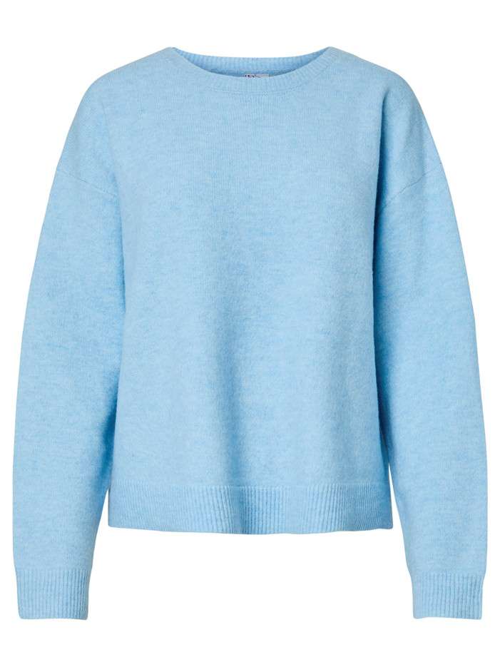 Pull ciel uni avec une...