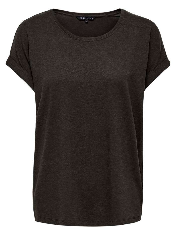 T-shirt gris uni avec une...
