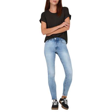 T-shirt gris uni avec une coupe droite et des manches courtes - Image 5