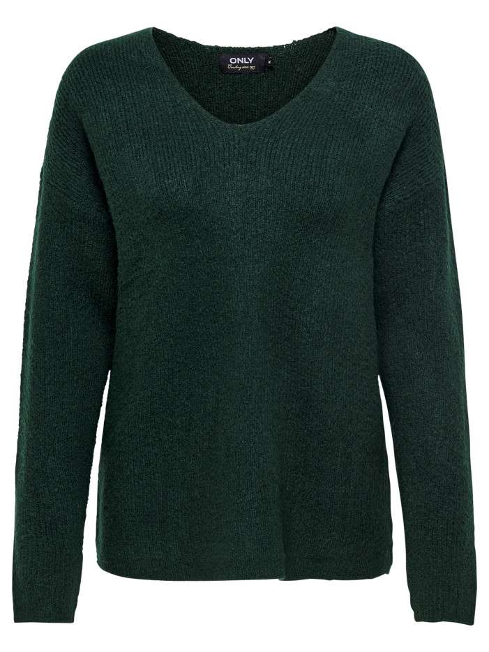 Pull sapin uni en maille...