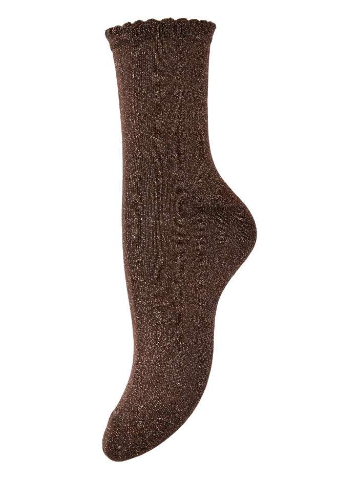 Chaussettes taupe unies...