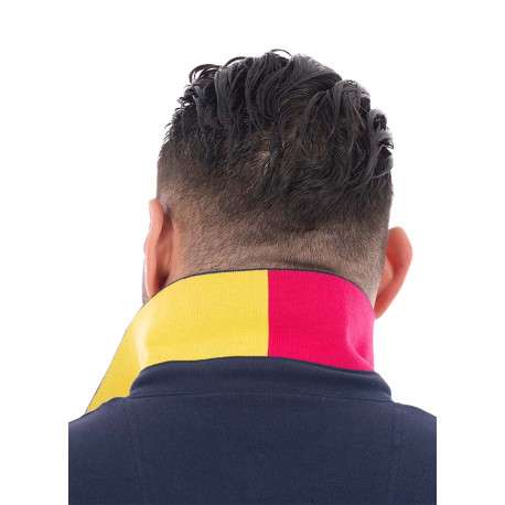 Polo en coton biologique marine à imprimé avec une coupe droite - Image 5