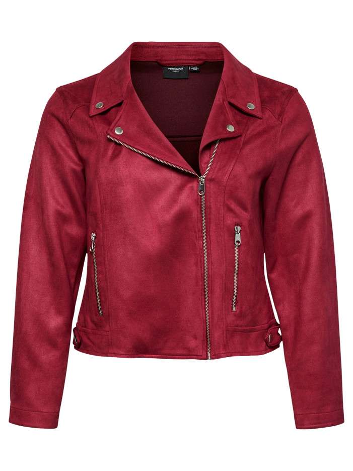 Veste perfecto rouge à...
