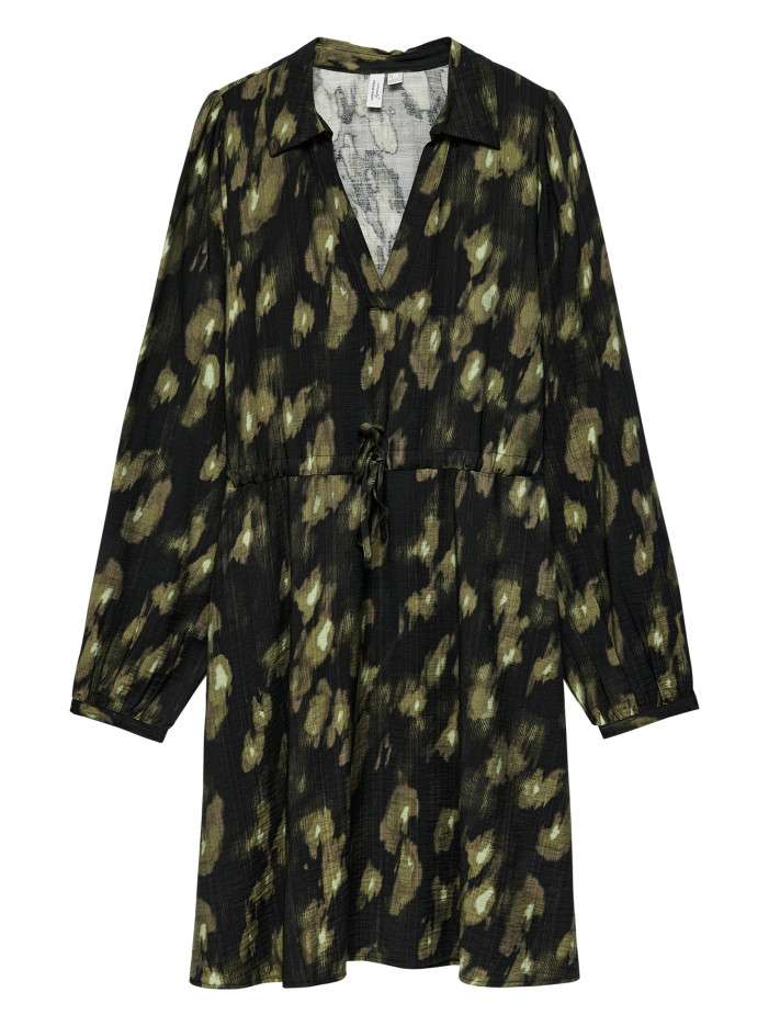 Robe courte noire à coupe...