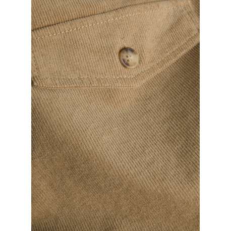 Pantalon chino Hazel en coton camel pourvu d'une coupe ample - Image 4