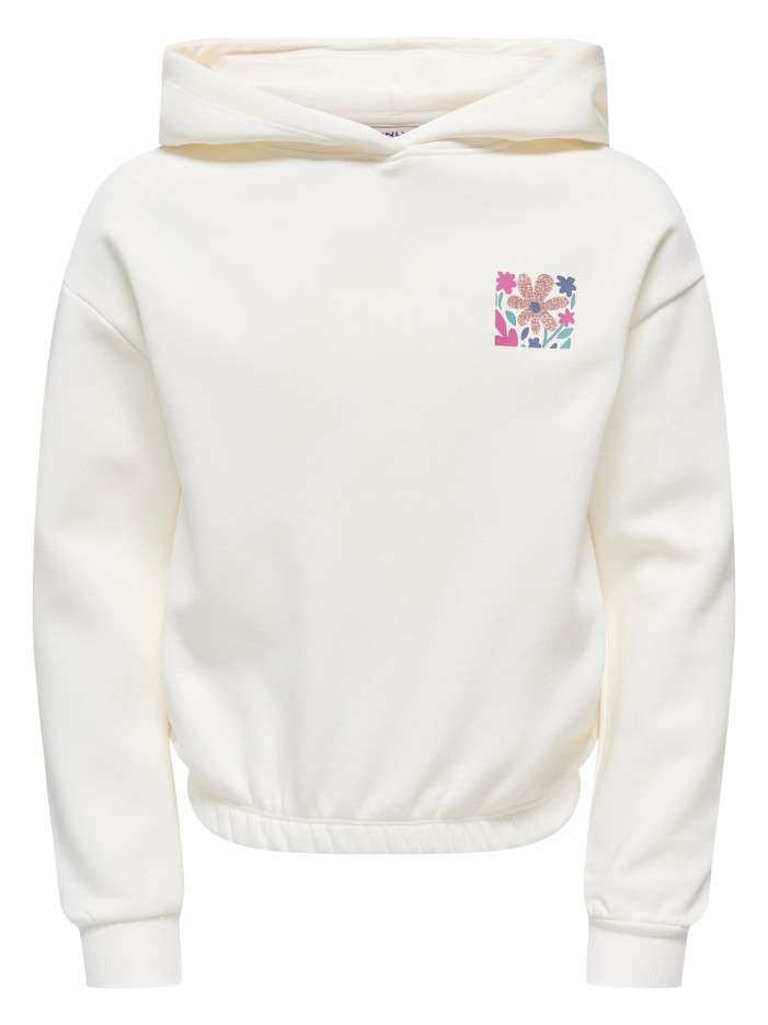 Sweat écru imprimé avec une...