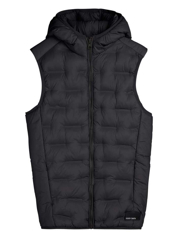 Doudoune noire unie avec...