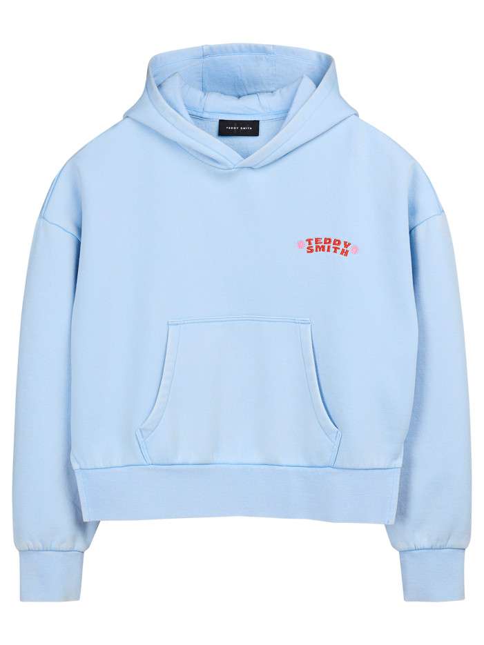 Sweat ciel brodé de motifs...