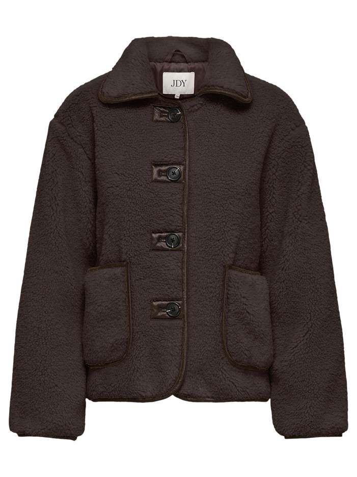 Blouson chocolat uni avec...