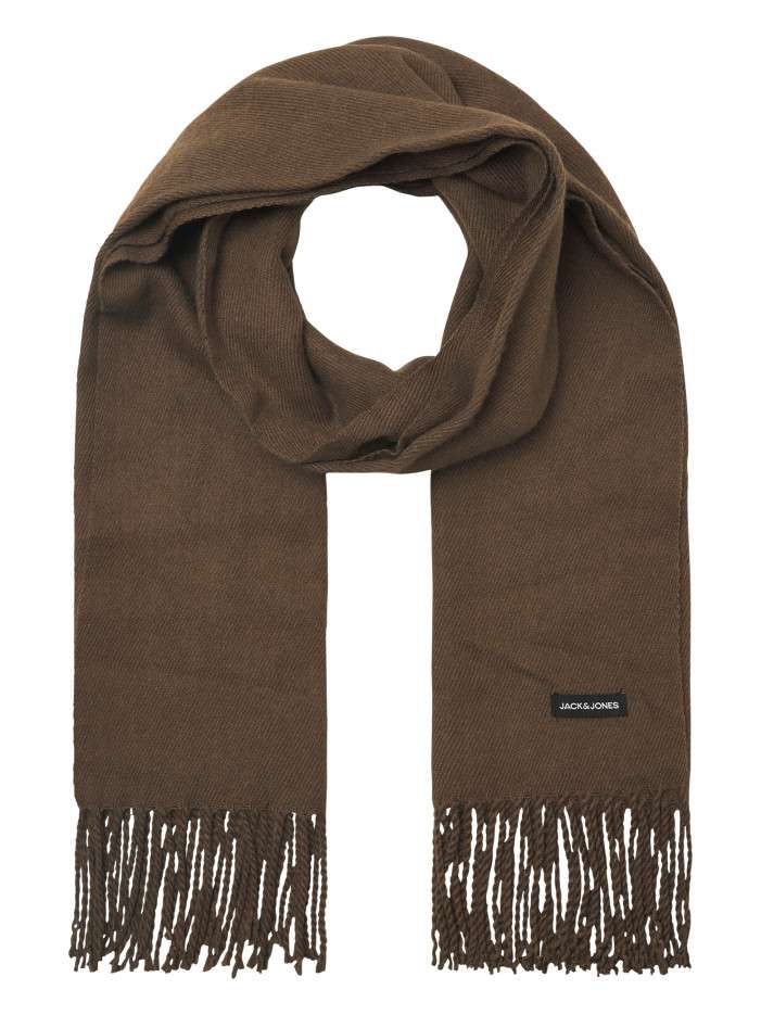 Écharpe camel unie avec une...