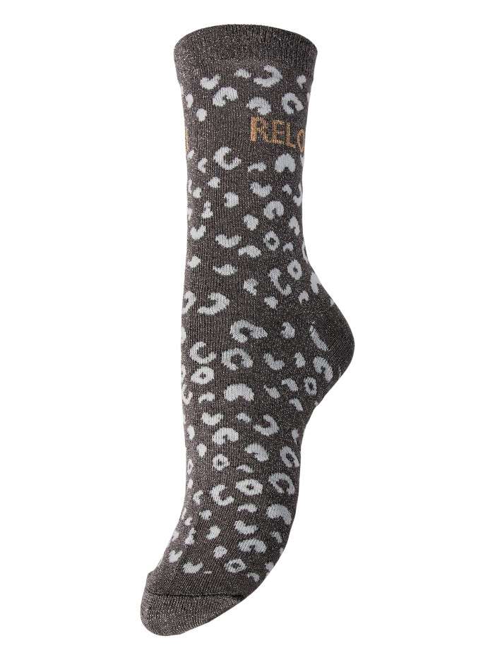 Chaussettes hautes taupe...