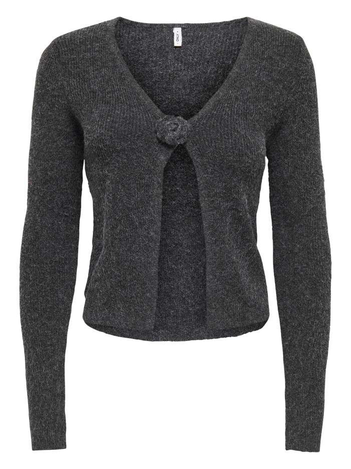 Gilet gris uni avec une...