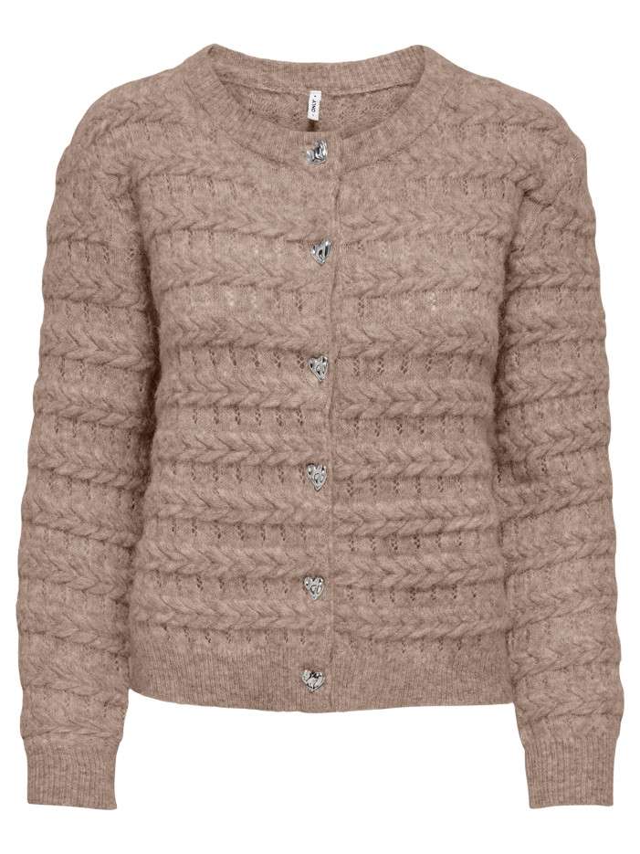Gilet brun uni avec une...