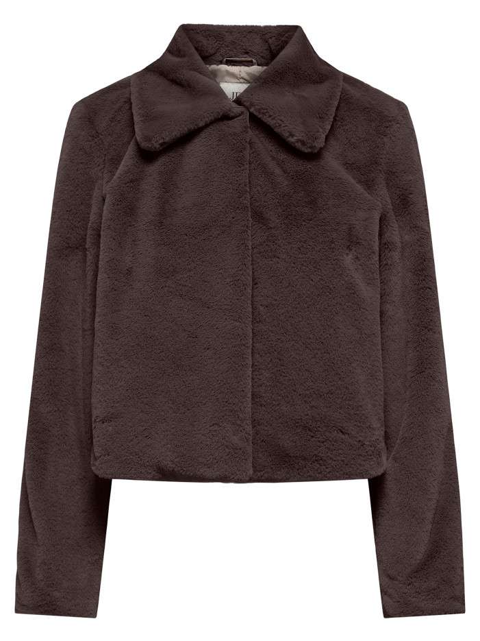 Blouson chocolat uni avec...