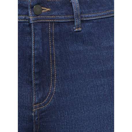 Jean brut uni avec une coupe bootcut muni d'un zip et d'un bouton - Image 3