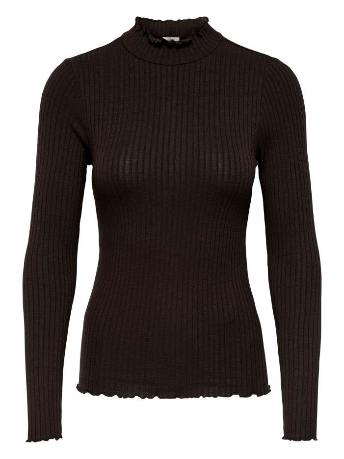 T-shirt chocolat uni avec...