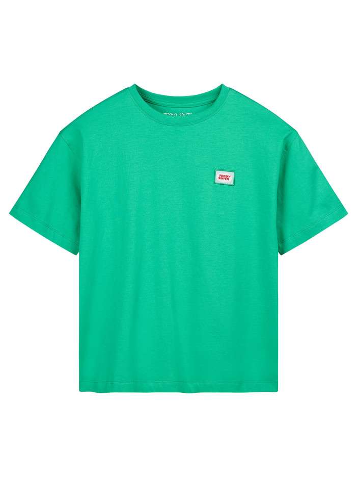 T-shirt vert à imprimé avec...