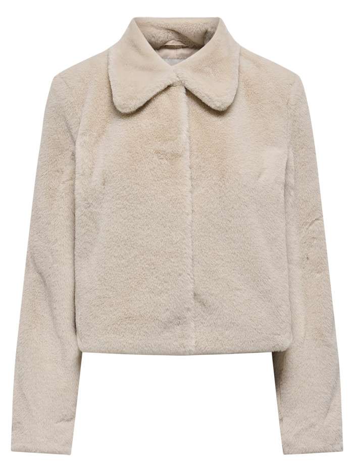 Blouson beige uni court...