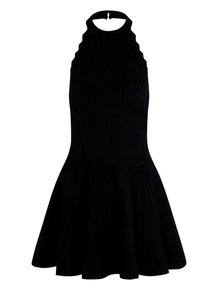 Robe courte noire sans...