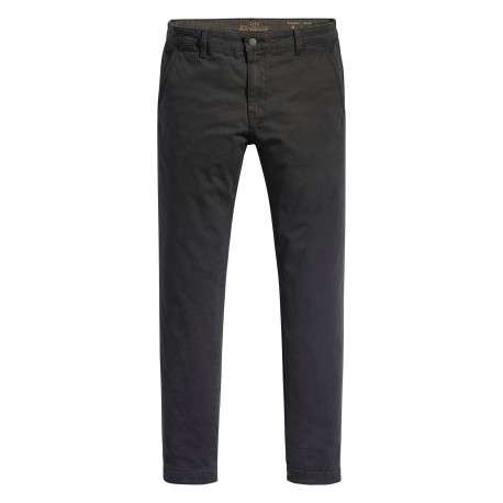 Pantalon Chino XX Standard Taper en coton noir à coupe droite