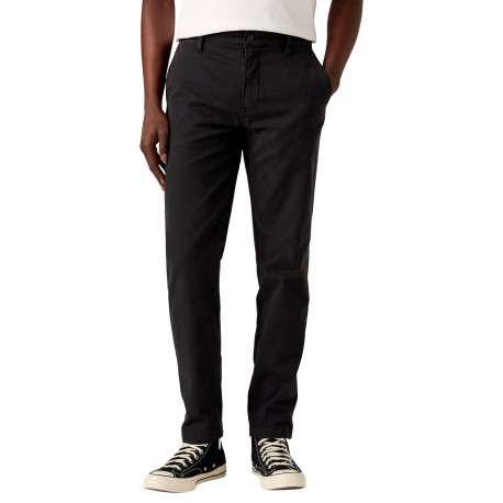 Pantalon Chino XX Standard Taper en coton noir à coupe droite - Image 2