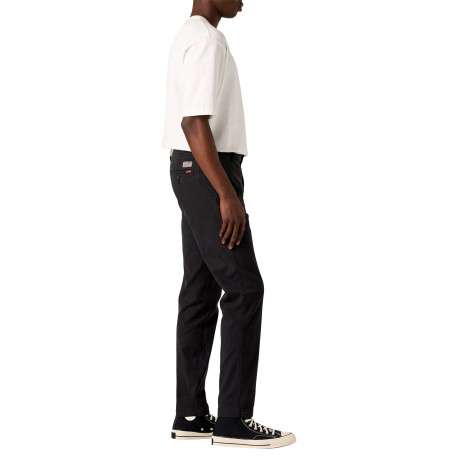 Pantalon Chino XX Standard Taper en coton noir à coupe droite - Image 4