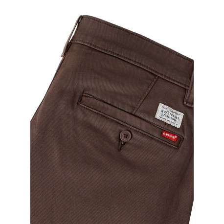 Pantalon Chino XX Standard Taper en coton marron à coupe droite - Image 2