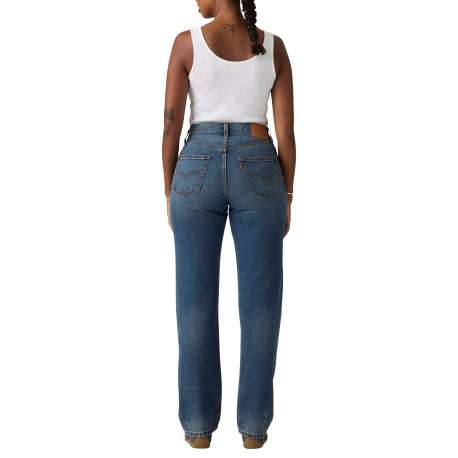 Jean 501® '90S Lightweight en coton mélangé bleu à coupe droite - Image 4