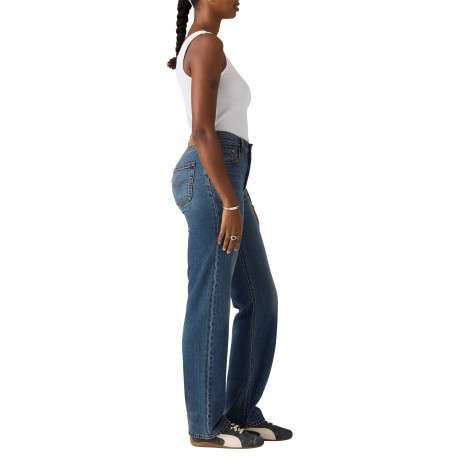 Jean 501® '90S Lightweight en coton mélangé bleu à coupe droite - Image 5