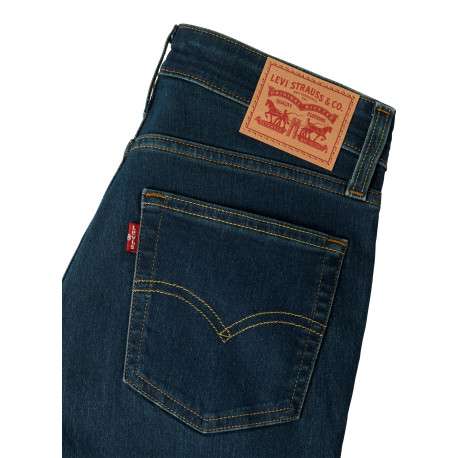 Jean 725 High Rise en coton mélangé indigo pourvu d'une coupe bootcut - Image 2