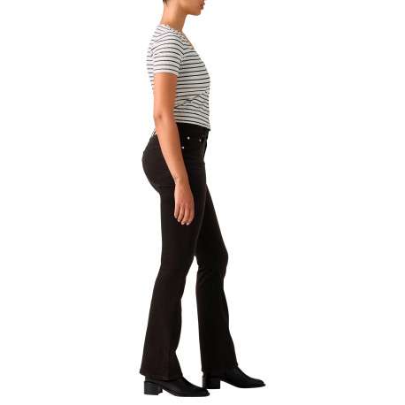 Jean 725 High Rise en coton mélangé noir pourvu d'une coupe bootcut - Image 3