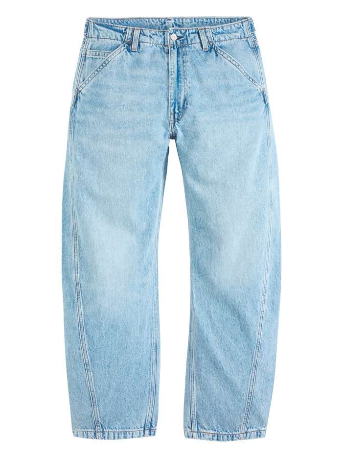 Jean Baggy Barrel en coton...