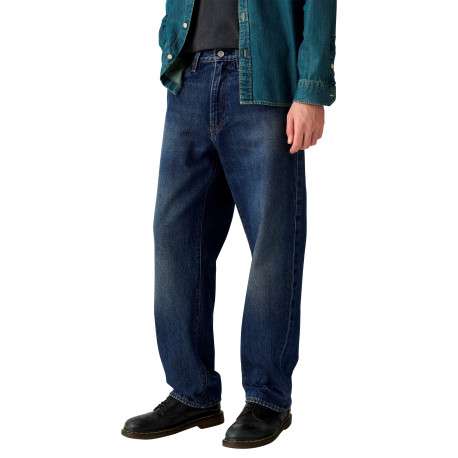Jean 568® Loose Straight en coton indigo pourvu d'une coupe large