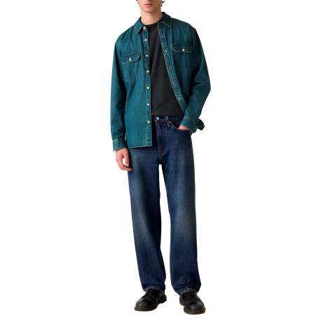 Jean 568® Loose Straight en coton indigo pourvu d'une coupe large - Image 4
