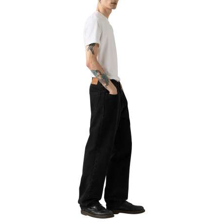 Jean 568® Loose Straight en coton noir pourvu d'une coupe large - Image 4