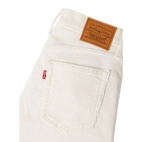 Pantalon 728 en coton écru pourvu d'une coupe wide leg et de 5 poches - Image 2