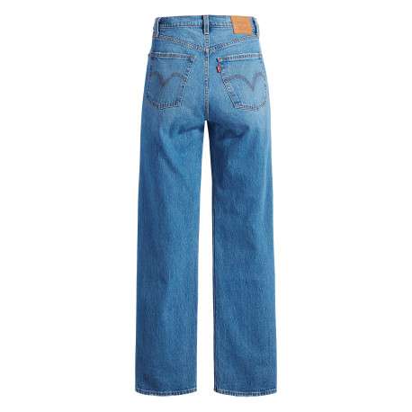 Jean Ribcage en coton bleu légèrement délavé pourvu d'une coupe wide leg - Image 2