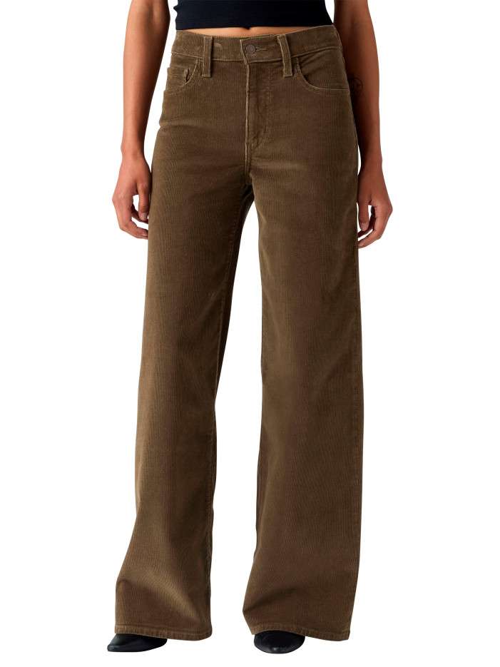 Pantalon 728 en coton taupe...